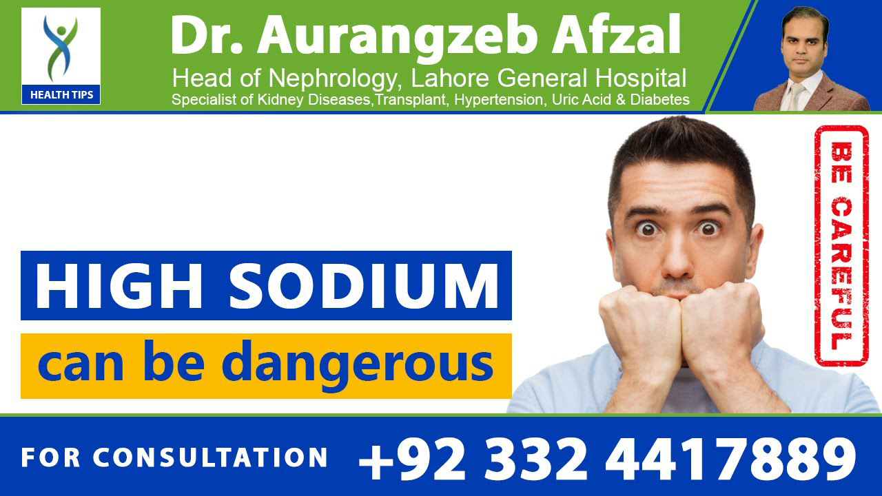 High Sodium, Hypernatremia, causes and symptoms, treatment and management